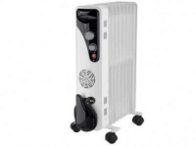 Efficient 2400W Silvercrest 11-Fin Oil Filled Electric Radiator Heater